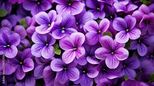 flowers purple hearts © vectorwin