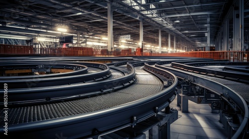 workers system conveyor belt