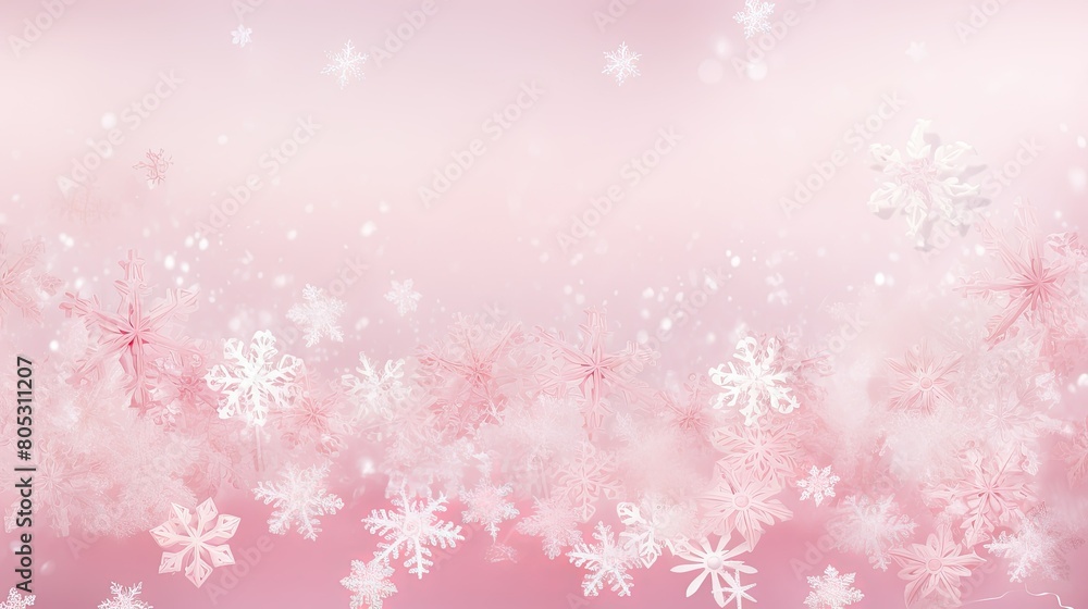 intricate pink snowflake background intricate pink snowflake background