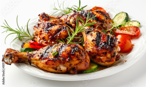 BBQ Season Sensation: Juicy Chicken and Flavorful Vegetables