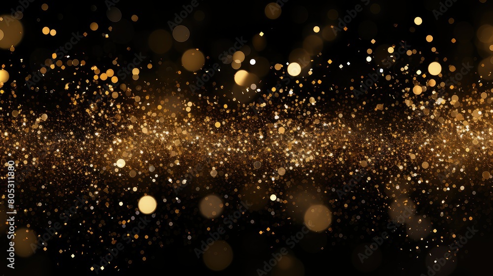 twinkling gold glitter with lights on black twinkling gold glitter with lights on black