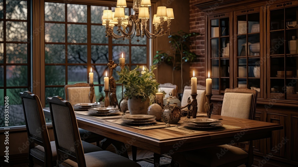 traditional dining room lighting