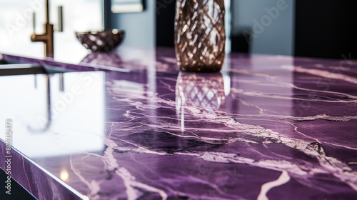 countertop purple marble