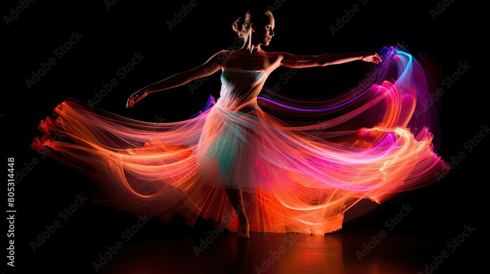 Fototapeta premium effect speed light