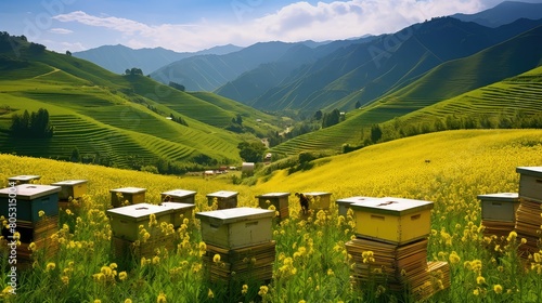 hive box bee farm photo