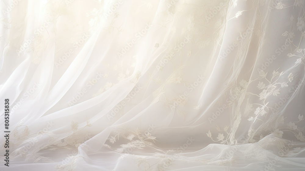 Obraz premium billowing light white texture