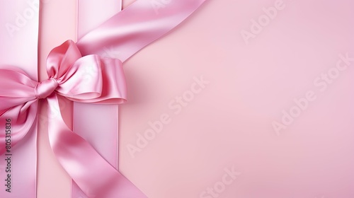 bow elegant pink background © vectorwin