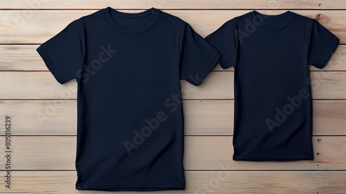shirt dark blue tshirt mock up photo