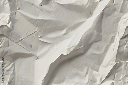 white  crumpled paper background