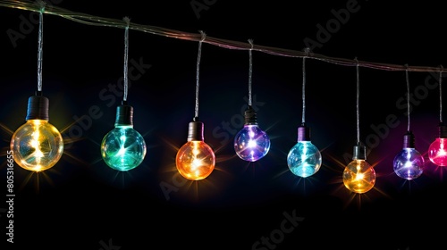 suspended hanging lights transparent background
