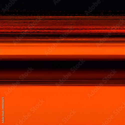 abstract background with lines orange and black of neon lighting bulb glowing in the night for abstract background texture pattern with copy space text 