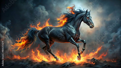  the dark ghost horse fire