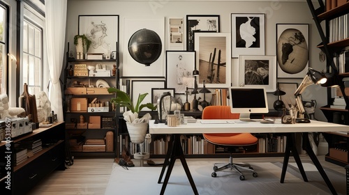 modern eclectic interior design photo