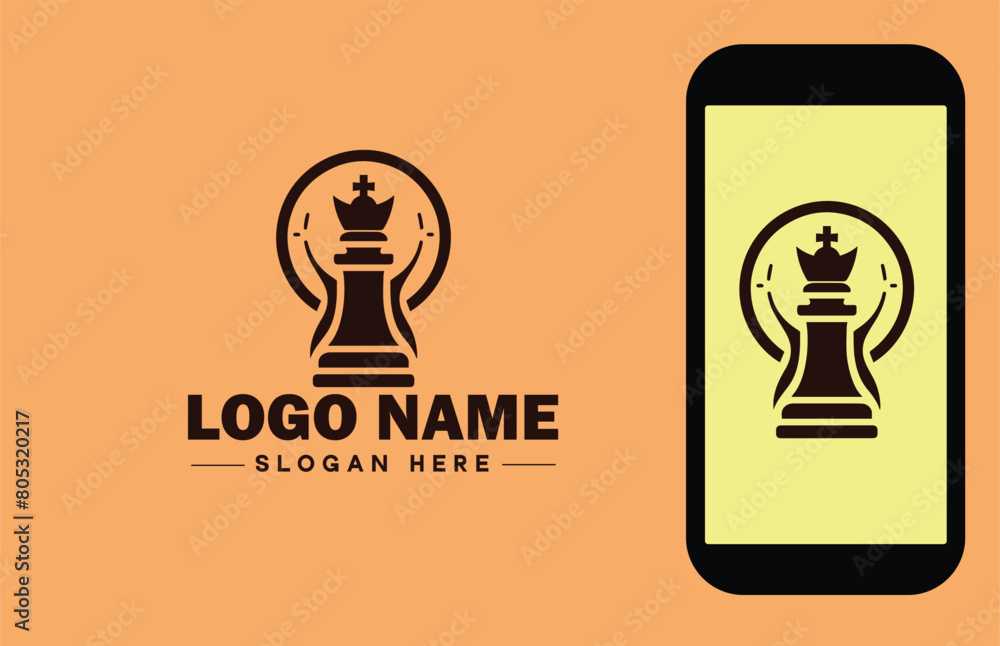 chess icon Checkmate Board game Strategic game flat logo sign symbol editable vector chess icon Checkmate Board game Strategic game flat logo sign symbol editable vector
