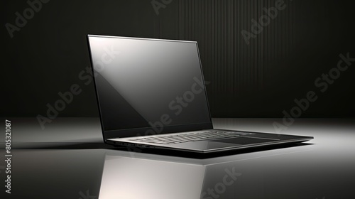 laptop tech grey