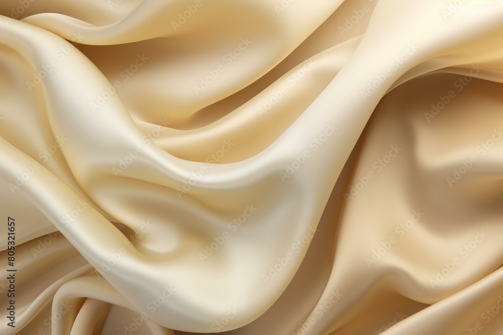 Lightweight Smooth wavy silk. Elegant luxury. Generate Ai Lightweight Smooth wavy silk. Elegant luxury. Generate Ai