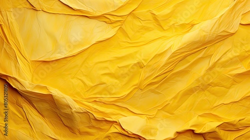 Wallpaper Mural crumpled yellow paper texture Torontodigital.ca