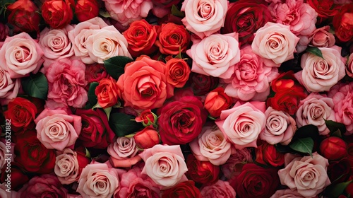 petals red and pink flower background