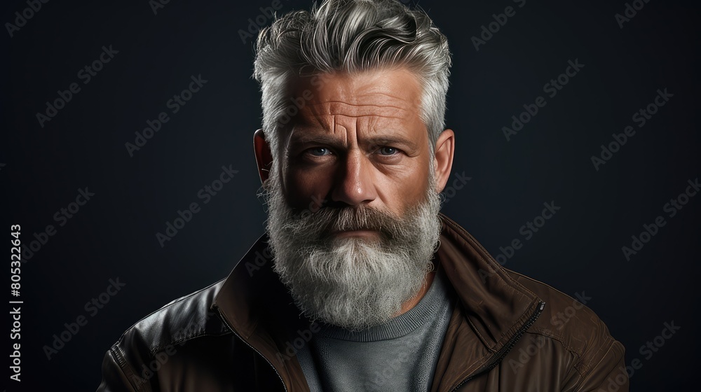 thoughtful gray background portrait thoughtful gray background portrait