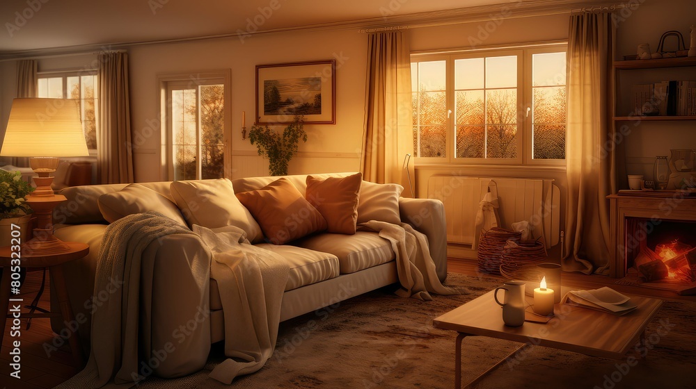 Fototapeta premium cozy light kelvin temperature