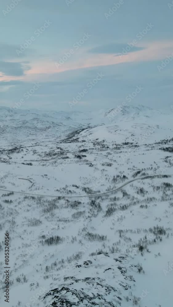 Aerial view of beautiful Norway landscape Aerial view of beautiful Norway landscape
