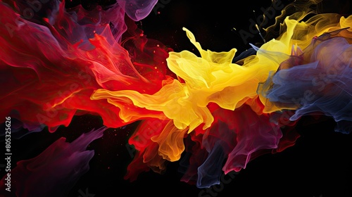 energetic abstract dark background