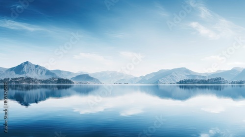 water blurred background blue