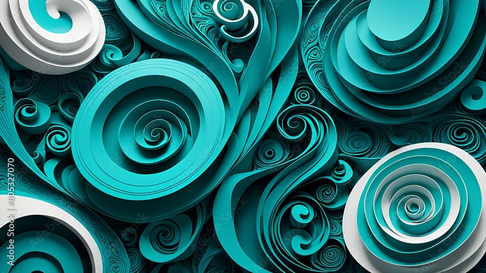Organic orbits crafting a 3d rendered design with abstract organic shapes and swirling patterns Organic orbits crafting a 3d rendered design with abstract organic shapes and swirling patterns