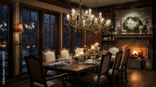 wrought dining room lighting