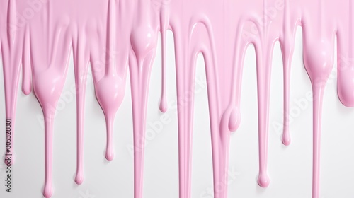 abstract pink paint dripping
