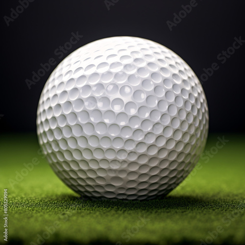 close up of golf ball by professional photographer
