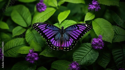 vibrant butterfly purple photo