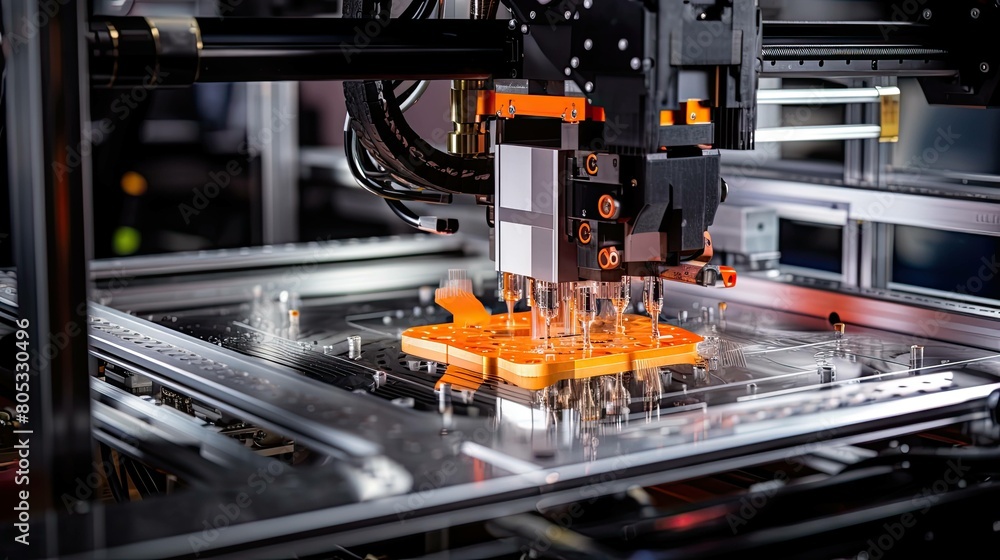 Fototapeta premium lathe machine tool technology