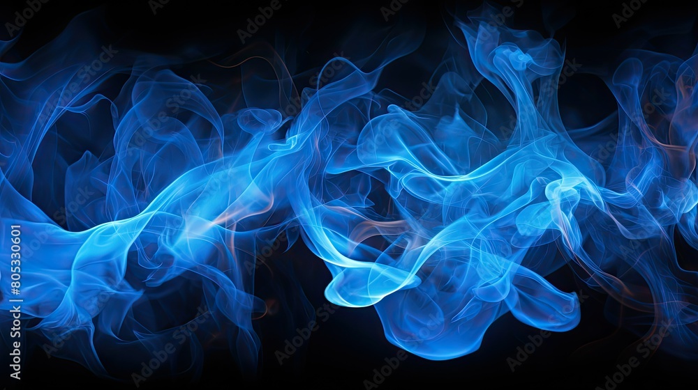 intensity blue flame background