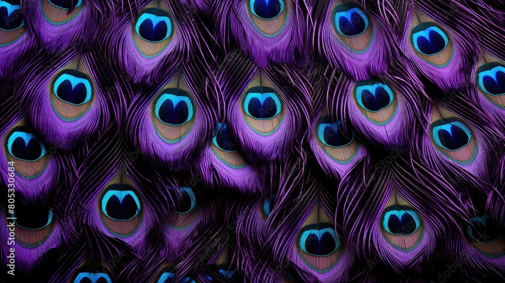 Obraz premium vibrant purple black