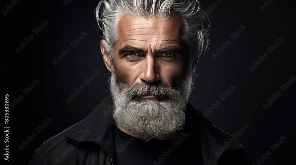 mature men grey hair