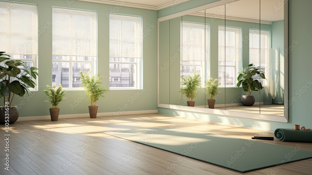 Obraz premium minimalist studio interior