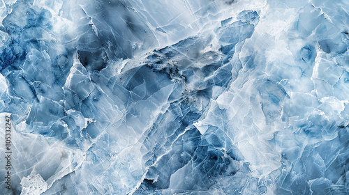 Ice-blue marble with subtle translucency, capturing the essence of winter.