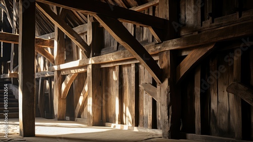 structure historic timber frame © vectorwin