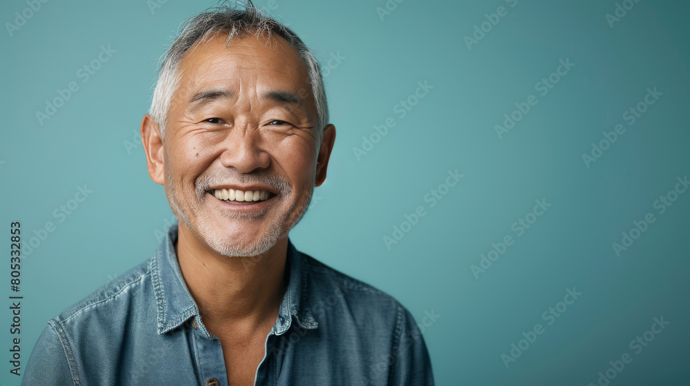 A man with a big smile on his face A man with a big smile on his face