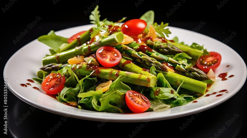 crisp cuisine asparagus green