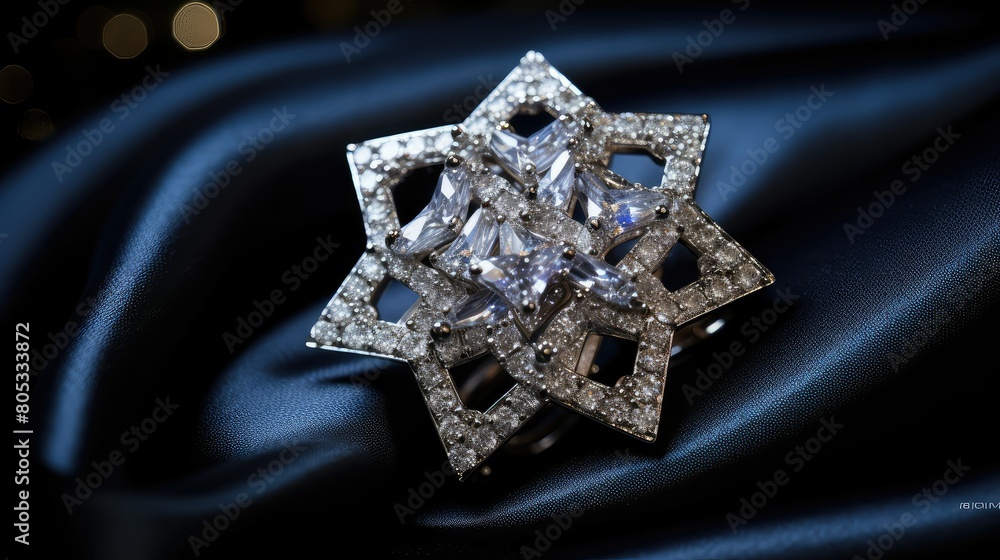 jewelry star david pattern