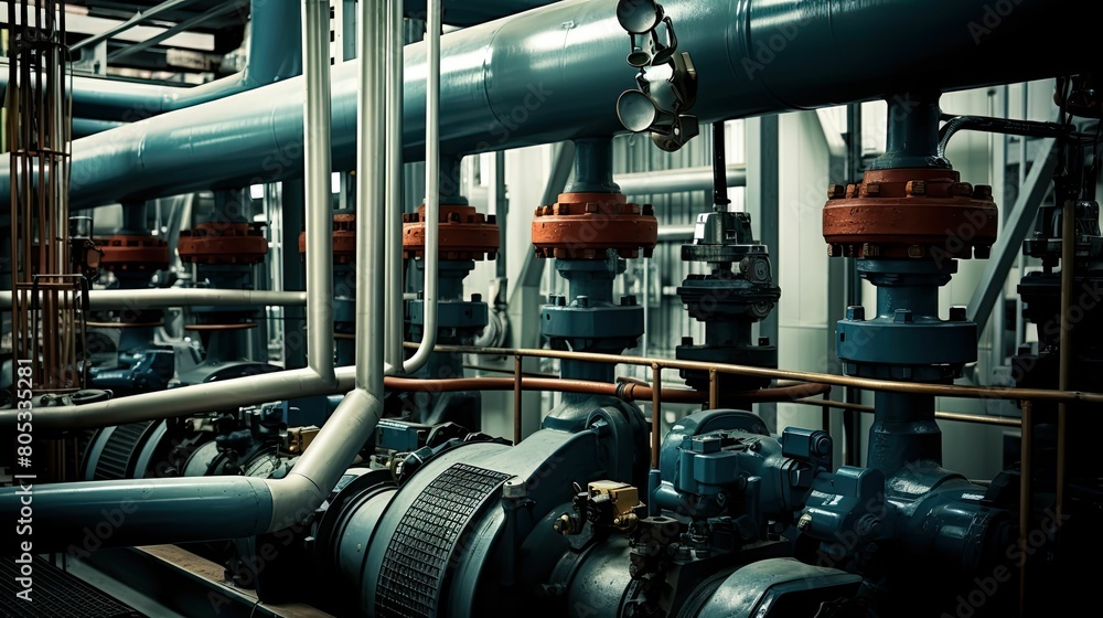 Obraz premium hose hydraulic equipment