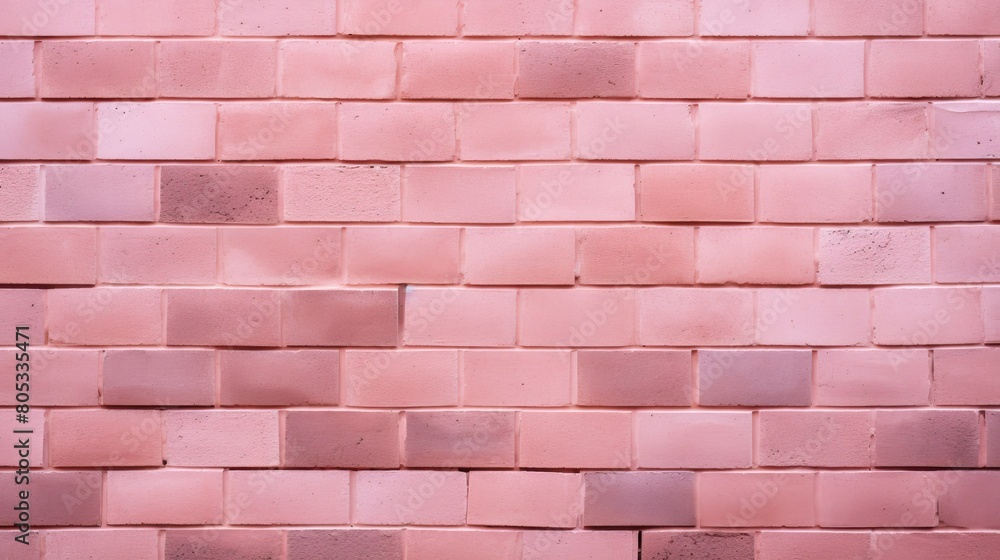 Fototapeta premium femininity pink brick background