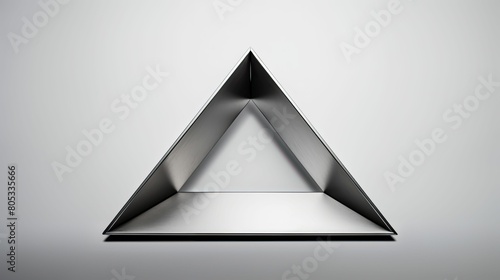 Wallpaper Mural metal grey triangle Torontodigital.ca