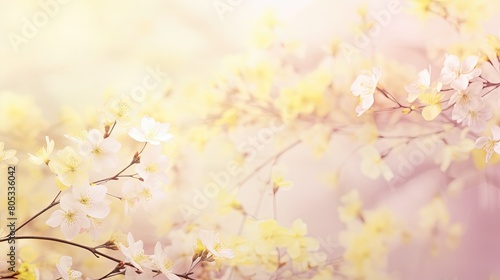serene soft yellow background