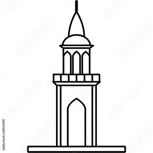 modern mosque tower, stylish modern mosque, (13)