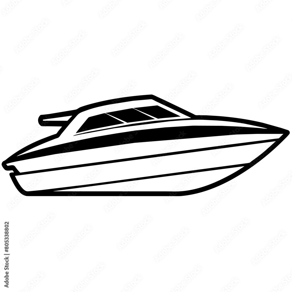 speed boat icon vector art illustration, solid white background (12) speed boat icon vector art illustration, solid white background (12)