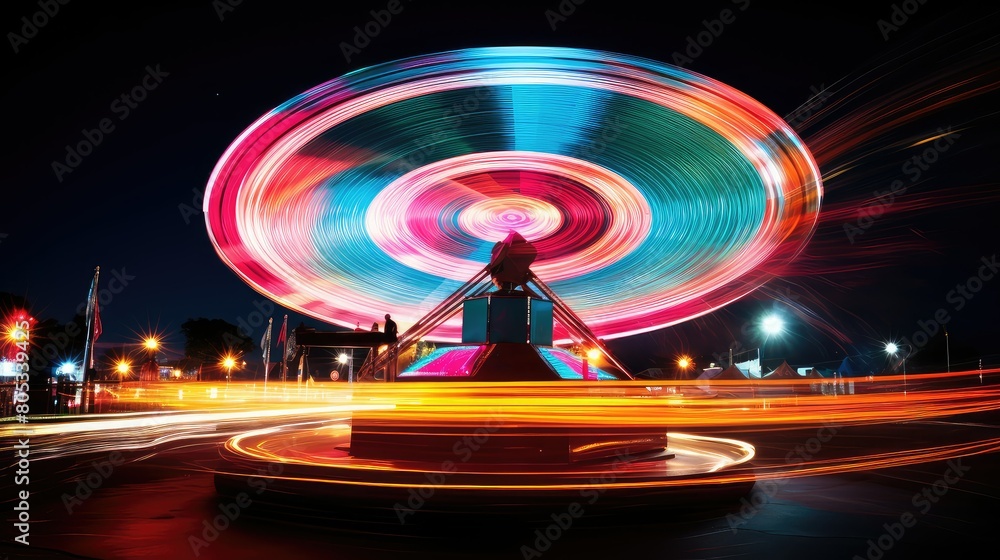 wheel swirling light