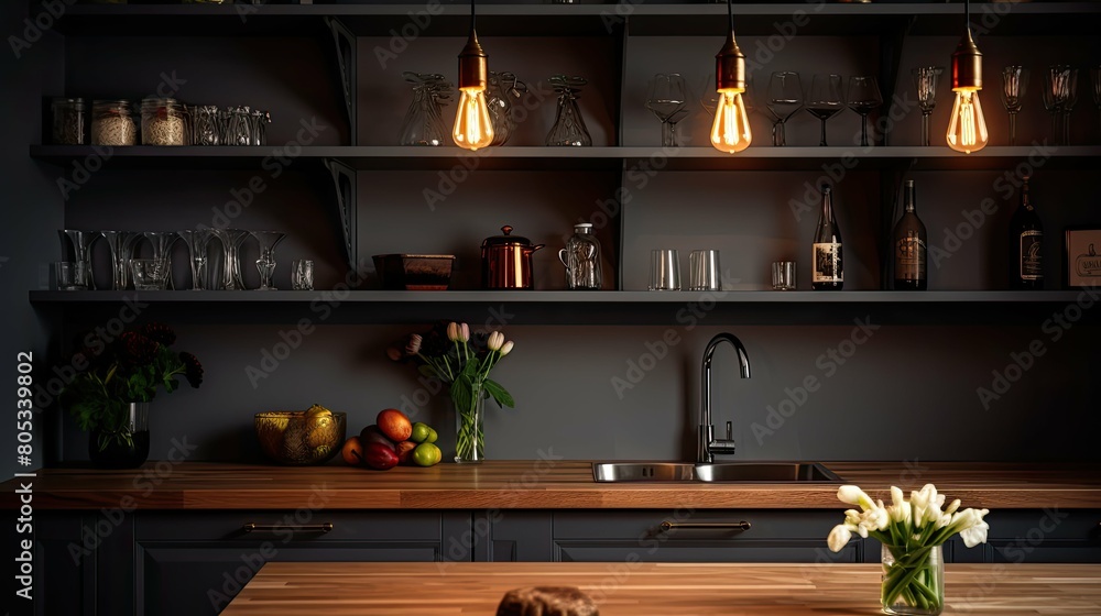 cabinets dark gray kitchen